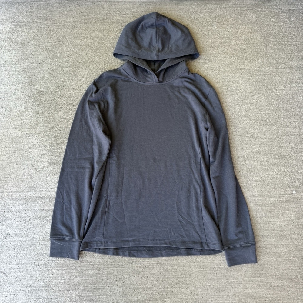 Olivers Men's Lightweight Pullover Hoodie Gray Long Sleeve Size Medium